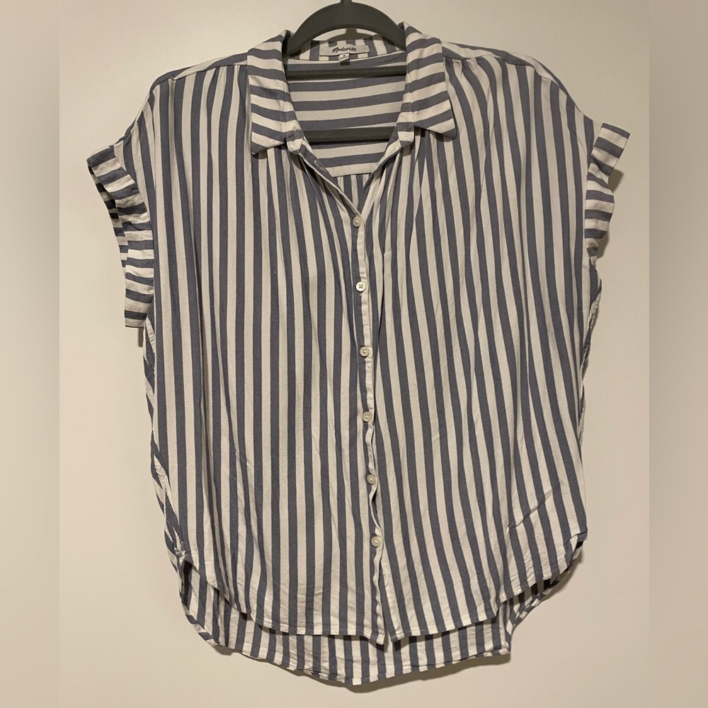 Madewell Stipe Shirt - M